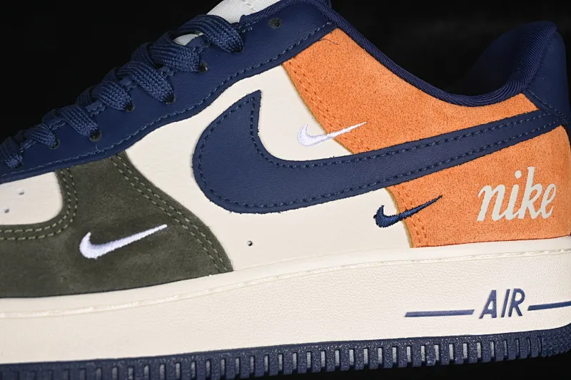 All Categories Nk Air Force 1 Air Force Series Nk Air Force 1 Low Air Force Low Nike Air Force 1'07 Low Yelin Orange Blue Air Force One Low Casual Shoes DF0188-124